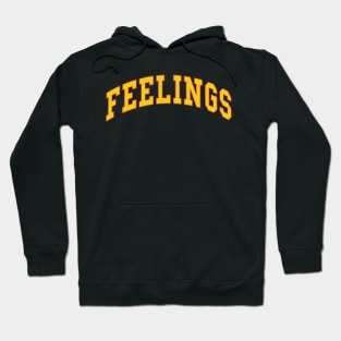 Feelings - yellow Hoodie